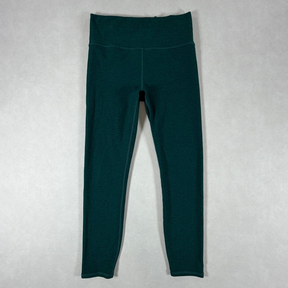 Vuori Leggings Womens Small Forest Green High Rise Ankle Yoga Stretch Pants